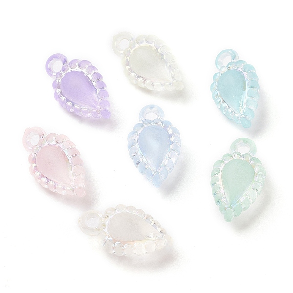 PandaHall Transparent Frosted Acrylic Pendants, AB Color Plated, Leaf Charm, Mixed Color, 18.5x10.5x7.5mm, Hole: 2.2mm, about 680pcs/500g..., Multicolor
PandaHall Transparent Frosted Acrylic Pendants, AB Color Plated, Leaf Charm, Mixed Color, 18.5x10.5x7.5mm, Hole: 2.2mm, about 680pcs/500g..., Multicolor