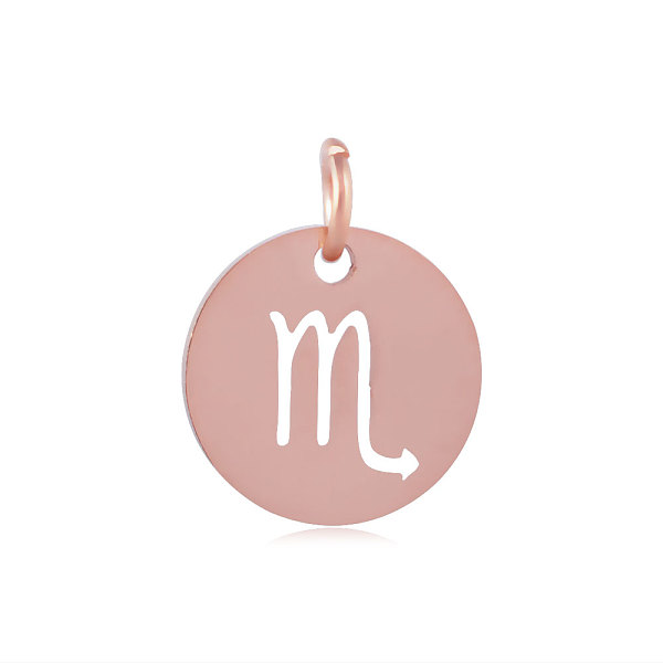 PandaHall 304 Stainless Steel Charms, Flat Round with Constellation/Zodiac Sign, Rose Gold, Scorpio, 12x1mm, Hole: 3mm 304 Stainless Steel...
PandaHall 304 Stainless Steel Charms, Flat Round with Constellation/Zodiac Sign, Rose Gold, Scorpio, 12x1mm, Hole: 3mm 304 Stainless Steel...