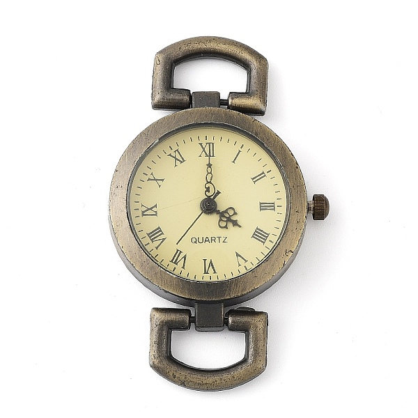 PandaHall Vintage Antique Bronze Roman Watch Face Alloy Flat Round Watch Head Watch Asscessory, 48x28x9mm, Hole: 10x5mm Alloy
PandaHall Vintage Antique Bronze Roman Watch Face Alloy Flat Round Watch Head Watch Asscessory, 48x28x9mm, Hole: 10x5mm Alloy