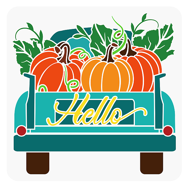 PandaHall BENECREAT Pumpkins Truck Stencil, 12x12" Autumn Pumpkin Painting Stencil Autumn Farm Truck Stencils Reusable Template for Wall...
PandaHall BENECREAT Pumpkins Truck Stencil, 12x12" Autumn Pumpkin Painting Stencil Autumn Farm Truck Stencils Reusable Template for Wall...