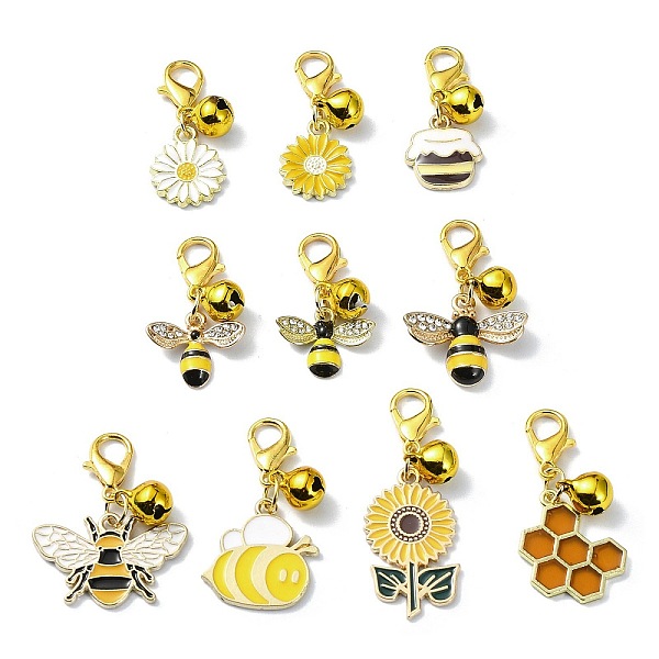 PandaHall Alloy Enamel Pendant Decorations, with 304 Stainless Steel Clasps, Mixed Shape, Mixed Color, 30~45mm, 10pcs/set Alloy+Enamel Mixed..., Multicolor
PandaHall Alloy Enamel Pendant Decorations, with 304 Stainless Steel Clasps, Mixed Shape, Mixed Color, 30~45mm, 10pcs/set Alloy+Enamel Mixed..., Multicolor