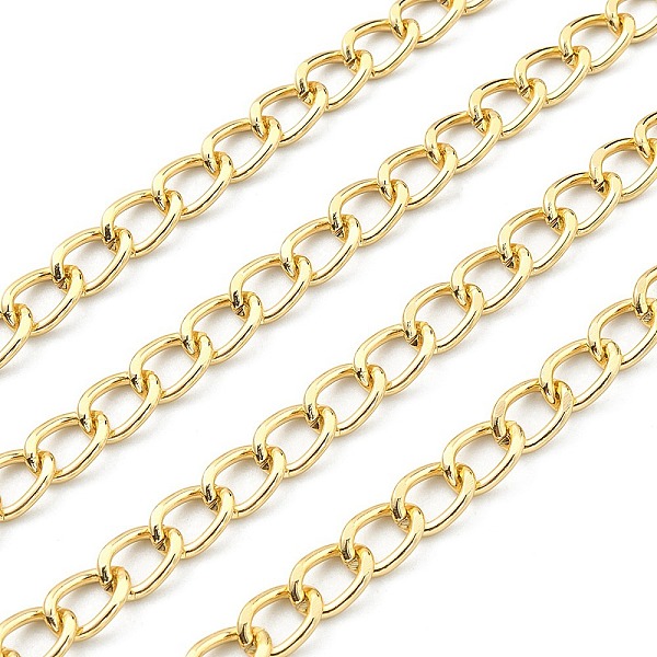 PandaHall Aluminium Twisted Curb Chains, Unwelded, Faceted, Golden, 10x6.5x1.8mm Aluminum
PandaHall Aluminium Twisted Curb Chains, Unwelded, Faceted, Golden, 10x6.5x1.8mm Aluminum