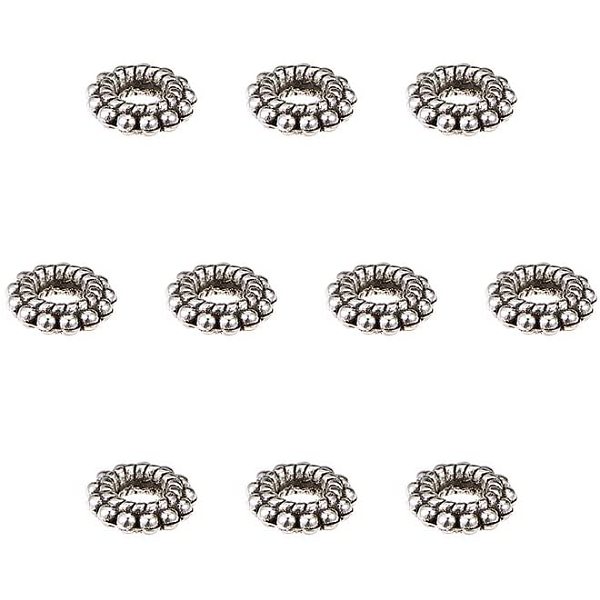 PandaHall 200pcs Large Hole Spacer Beads Tibetan Alloy Antique Silver Donut Rondelle Jewelry Spacers for Bracelet Jewelry Making, 8x2mm...
PandaHall 200pcs Large Hole Spacer Beads Tibetan Alloy Antique Silver Donut Rondelle Jewelry Spacers for Bracelet Jewelry Making, 8x2mm...