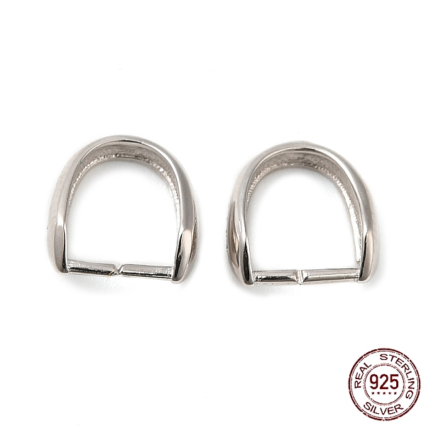PandaHall Rhodium Plated 925 Sterling Silver Ice Pick Pinch Bails, with S925 Stamp, Real Platinum Plated, 9x8x3.5mm, Pin: 0.8mm Sterling...
PandaHall Rhodium Plated 925 Sterling Silver Ice Pick Pinch Bails, with S925 Stamp, Real Platinum Plated, 9x8x3.5mm, Pin: 0.8mm Sterling...