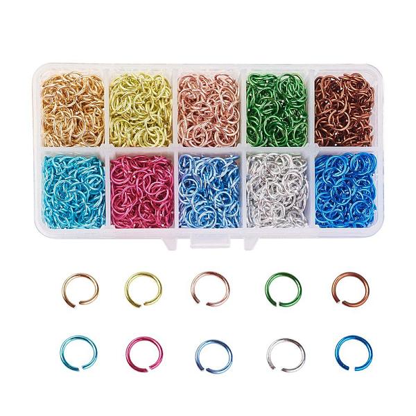 PandaHall Aluminum Wire Open Jump Rings, Mixed Color, 18 Gauge, 8x1mm, about 1780pcs/box Aluminum Multicolor
PandaHall Aluminum Wire Open Jump Rings, Mixed Color, 18 Gauge, 8x1mm, about 1780pcs/box Aluminum Multicolor