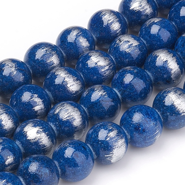 PandaHall Natural Mashan Jade Beads Strands, Brushed Silver Color, Dyed, Round, Medium Blue, 4mm, Hole: 0.8mm, about 90pcs/strand, 15.7 inch...
PandaHall Natural Mashan Jade Beads Strands, Brushed Silver Color, Dyed, Round, Medium Blue, 4mm, Hole: 0.8mm, about 90pcs/strand, 15.7 inch...