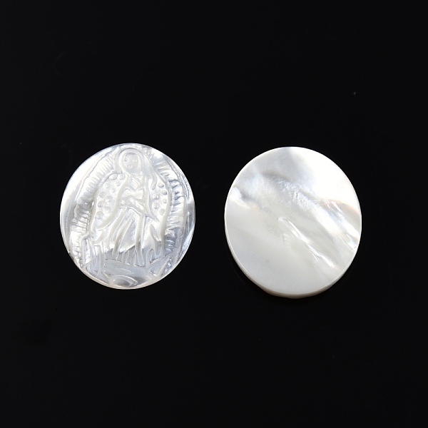 PandaHall Natural White Shell Cabochons, Religion, Oval with Jesus, 18x16x2.5~3mm White Shell Oval
PandaHall Natural White Shell Cabochons, Religion, Oval with Jesus, 18x16x2.5~3mm White Shell Oval