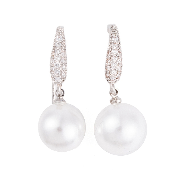 PandaHall Rack Plating Brass Cubic Zirconia ABS Pearl Earring Hooks, Cadmium Free & Lead Free, Long-Lasting Plated, Platinum, 31x4mm..., White
PandaHall Rack Plating Brass Cubic Zirconia ABS Pearl Earring Hooks, Cadmium Free & Lead Free, Long-Lasting Plated, Platinum, 31x4mm..., White