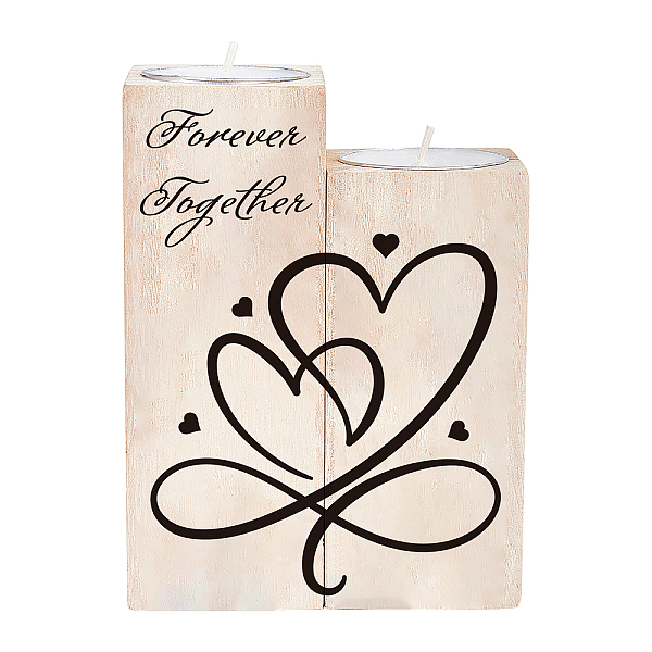 PandaHall SUPERDANT Memorial Series Wooden Candle Holder and Candles Set, for Home Decorations, Rectangle with Word, Heart Pattern...
PandaHall SUPERDANT Memorial Series Wooden Candle Holder and Candles Set, for Home Decorations, Rectangle with Word, Heart Pattern...