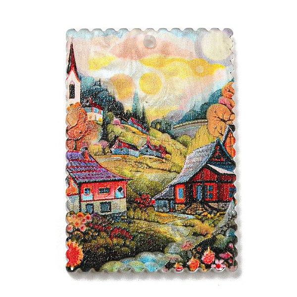 PandaHall Rectangle Acrylic Pendants, House, Cloud, 35.5x24.5x2.5mm, Hole: 1.6mm Acrylic Cloud
PandaHall Rectangle Acrylic Pendants, House, Cloud, 35.5x24.5x2.5mm, Hole: 1.6mm Acrylic Cloud