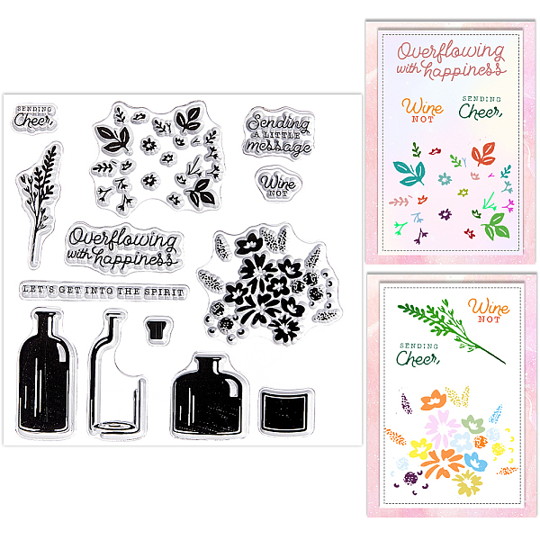 PandaHall Clear Silicone Stamps, for DIY Scrapbooking, Photo Album Decorative, Cards Making, Bottle, 139x139x3mm Silicone Bottle
PandaHall Clear Silicone Stamps, for DIY Scrapbooking, Photo Album Decorative, Cards Making, Bottle, 139x139x3mm Silicone Bottle