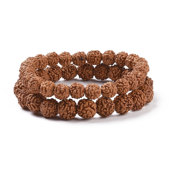PandaHall Mala Beads Bracelet, Round Natural Rudraksha Beaded Stretch Bracelet for Women, Saddle Brown, Inner Diameter: 2-1/4 inch(5.6cm)...
PandaHall Mala Beads Bracelet, Round Natural Rudraksha Beaded Stretch Bracelet for Women, Saddle Brown, Inner Diameter: 2-1/4 inch(5.6cm)...