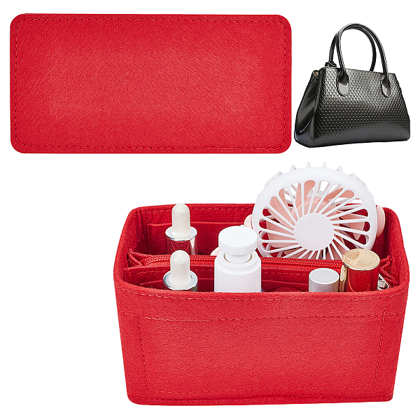 PandaHall WADORN 3pcs Felt Tote Bag Insert Organizer, Felt Handbag Organizer Multiple Compartments Toiletry Bag Insert Interior Shaper..., Red
PandaHall WADORN 3pcs Felt Tote Bag Insert Organizer, Felt Handbag Organizer Multiple Compartments Toiletry Bag Insert Interior Shaper..., Red
