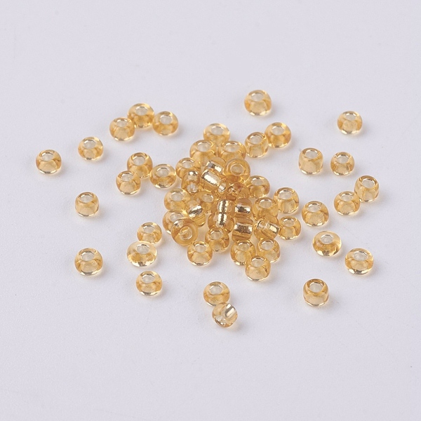 PandaHall (Repacking Service Available) 12/0 Glass Seed Beads, Silver Lined Round Hole, Round, Pale Gooldenrod, 2mm, Hole: 1mm, about...
PandaHall (Repacking Service Available) 12/0 Glass Seed Beads, Silver Lined Round Hole, Round, Pale Gooldenrod, 2mm, Hole: 1mm, about...