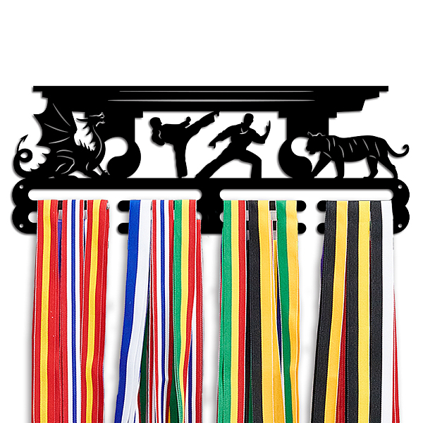 PandaHall Iron Medal Hanger Holder Display Wall Rack, with Screws, Sports, 400x150mm Iron Sports Black
PandaHall Iron Medal Hanger Holder Display Wall Rack, with Screws, Sports, 400x150mm Iron Sports Black