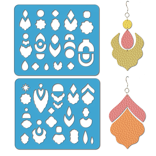 PandaHall OLYCRAFT 2Pcs 7.1x5.9 Inch Earrings Making Template Scalloped Drop Leather Earring Templates Half Round Jewelry Shape Template...
PandaHall OLYCRAFT 2Pcs 7.1x5.9 Inch Earrings Making Template Scalloped Drop Leather Earring Templates Half Round Jewelry Shape Template...