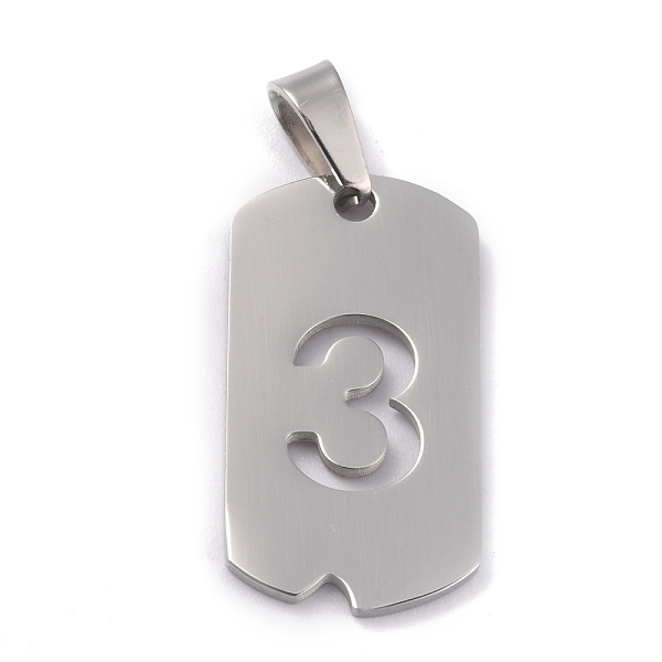 PandaHall 304 Stainless Steel Pendants, Manual Polishing, Rectangle with Number, Rainbow, Stainless Steel Color, Num.3, 27.5x14.5x1.5mm...
PandaHall 304 Stainless Steel Pendants, Manual Polishing, Rectangle with Number, Rainbow, Stainless Steel Color, Num.3, 27.5x14.5x1.5mm...