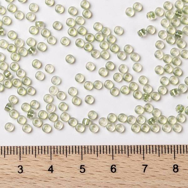 PandaHall MIYUKI Round Rocailles Beads, Japanese Seed Beads, (RR1135) Inside Dyed Lime, 8/0, 3mm, Hole: 1mm, about 422~455pcs/bottle..., Green
PandaHall MIYUKI Round Rocailles Beads, Japanese Seed Beads, (RR1135) Inside Dyed Lime, 8/0, 3mm, Hole: 1mm, about 422~455pcs/bottle..., Green