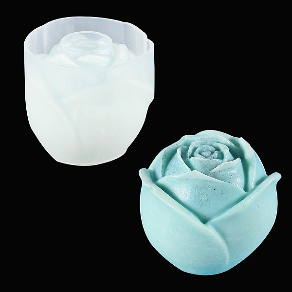 PandaHall Scented Candle Molds, Rose Flower Silicone Molds, for Valentine's Day, White, 6x6.5cm Silicone Flower White
PandaHall Scented Candle Molds, Rose Flower Silicone Molds, for Valentine's Day, White, 6x6.5cm Silicone Flower White
