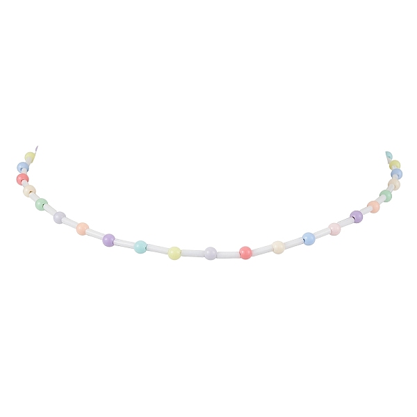 PandaHall Acrylic and Glass Round Bead Necklaces, Colorful, 13.78 inch(35cm) Glass
PandaHall Acrylic and Glass Round Bead Necklaces, Colorful, 13.78 inch(35cm) Glass