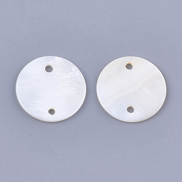 PandaHall Freshwater Shell Links connectors, Flat Round, Creamy White, 20x2mm, Hole: 1.8mm Shell Flat Round
PandaHall Freshwater Shell Links connectors, Flat Round, Creamy White, 20x2mm, Hole: 1.8mm Shell Flat Round