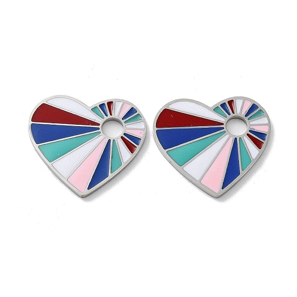 PandaHall 304 Stainless Steel Enamel Pendants, Heart Charm, Stainless Steel Color, 18x20x1.5mm, Hole: 3.5mm Stainless Steel+Enamel Heart Red
PandaHall 304 Stainless Steel Enamel Pendants, Heart Charm, Stainless Steel Color, 18x20x1.5mm, Hole: 3.5mm Stainless Steel+Enamel Heart Red