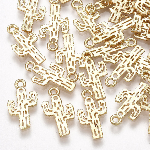 PandaHall Brass Charms, Cactus, Real 18K Gold Plated, 15x8x1mm, Hole: 1.2mm Brass Others
PandaHall Brass Charms, Cactus, Real 18K Gold Plated, 15x8x1mm, Hole: 1.2mm Brass Others