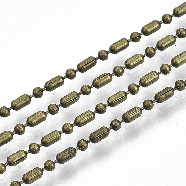 PandaHall Brass Ball Chains, Ball-Bar Style, Round and Oval, Long-Lasting Plated, Soldered, with Spool, Cadmium Free & Nickel Free & Lead...
PandaHall Brass Ball Chains, Ball-Bar Style, Round and Oval, Long-Lasting Plated, Soldered, with Spool, Cadmium Free & Nickel Free & Lead...