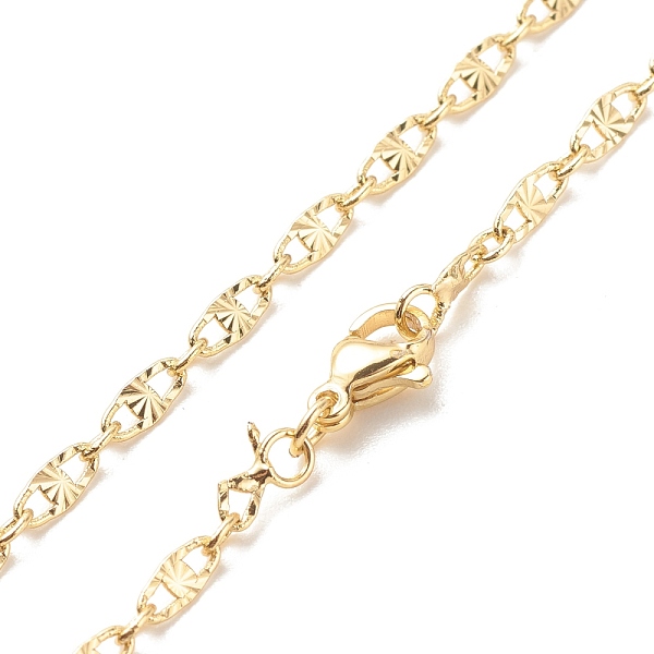 PandaHall Brass Oval Link Chains Necklace for Women, Cadmium Free & Lead Free, Real 18K Gold Plated, 17.44 inch(44.3cm) Brass
PandaHall Brass Oval Link Chains Necklace for Women, Cadmium Free & Lead Free, Real 18K Gold Plated, 17.44 inch(44.3cm) Brass