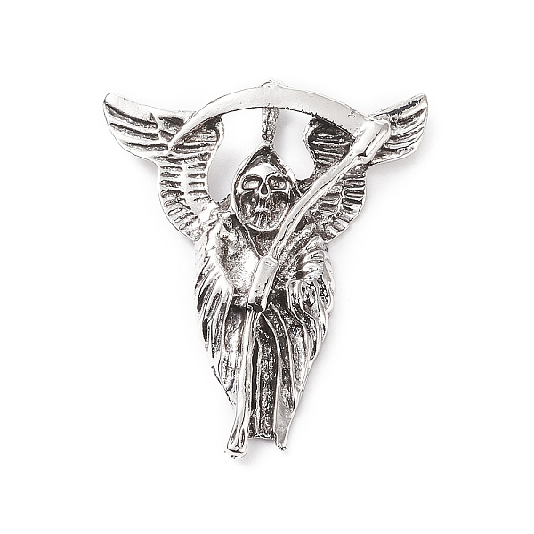 PandaHall Tibetan Style Alloy Big Pendants, Death, Antique Silver, 54.5x45x7.7mm, Hole: 6x5mm Alloy Human
PandaHall Tibetan Style Alloy Big Pendants, Death, Antique Silver, 54.5x45x7.7mm, Hole: 6x5mm Alloy Human