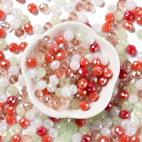 PandaHall Glass Beads, Faceted, Rondelle, Red, 8x6mm, Hole: 1mm, about 145pcs/60g Glass Rondelle Red
PandaHall Glass Beads, Faceted, Rondelle, Red, 8x6mm, Hole: 1mm, about 145pcs/60g Glass Rondelle Red