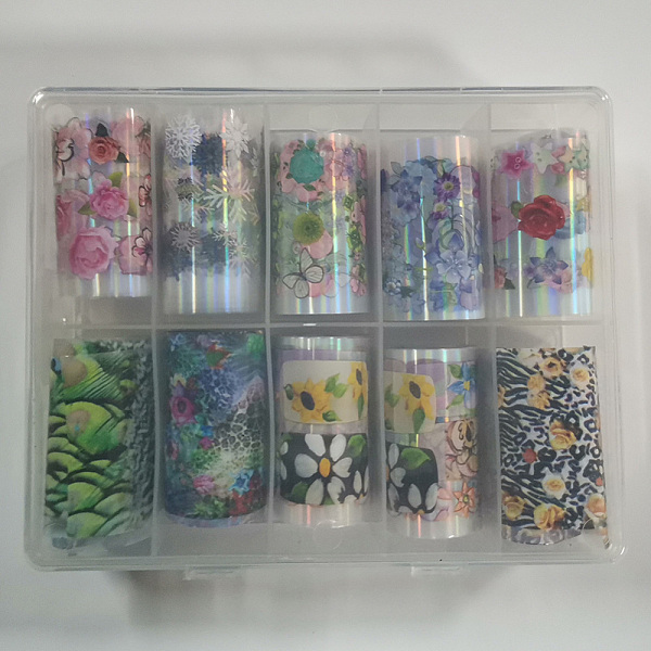PandaHall Nail Art Transfer Stickers, Nail Decals, DIY Nail Tips Decoration for Women, Flower Pattern, 100x4cm, 10sheets/box Plastic Flower..., Multicolor
PandaHall Nail Art Transfer Stickers, Nail Decals, DIY Nail Tips Decoration for Women, Flower Pattern, 100x4cm, 10sheets/box Plastic Flower..., Multicolor