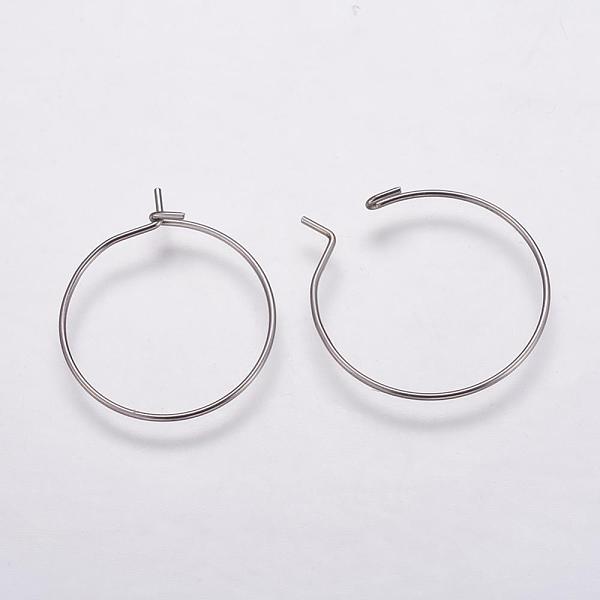 PandaHall 316 Surgical Stainless Steel Hoop Earrings Findings, Wine Glass Charms Findings, Stainless Steel Color, 20x0.7mm, Inner Diameter...
PandaHall 316 Surgical Stainless Steel Hoop Earrings Findings, Wine Glass Charms Findings, Stainless Steel Color, 20x0.7mm, Inner Diameter...