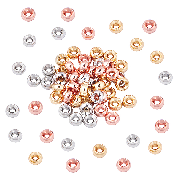 PandaHall 60 Pcs Brass Beads, 3 Colors 2mm Hole Rondelle Spacer Brass Beads Metal Big Hole Beads for DIY Jewelry Making Brass Rondelle
PandaHall 60 Pcs Brass Beads, 3 Colors 2mm Hole Rondelle Spacer Brass Beads Metal Big Hole Beads for DIY Jewelry Making Brass Rondelle
