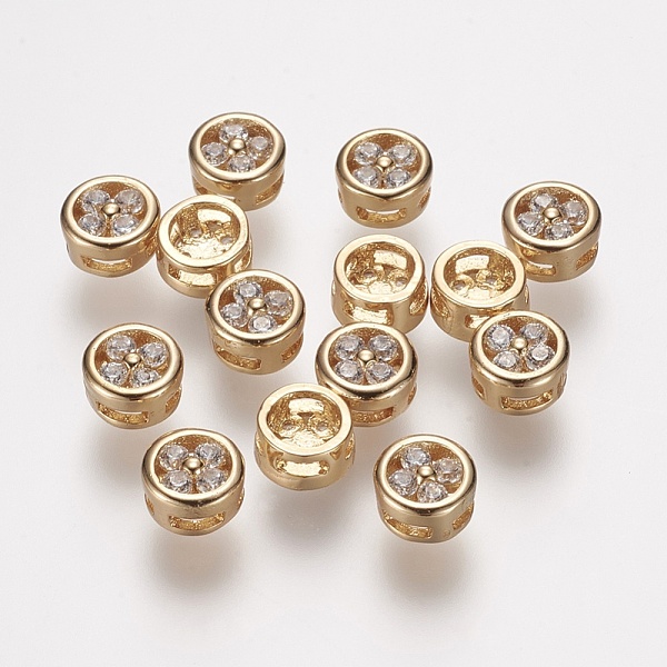 PandaHall Brass Micro Pave Grade AAA Cubic Zirconia Pendants, Multi-strand Links, Flat Round, Cadmium Free & Nickel Free & Lead Free, Real...
PandaHall Brass Micro Pave Grade AAA Cubic Zirconia Pendants, Multi-strand Links, Flat Round, Cadmium Free & Nickel Free & Lead Free, Real...