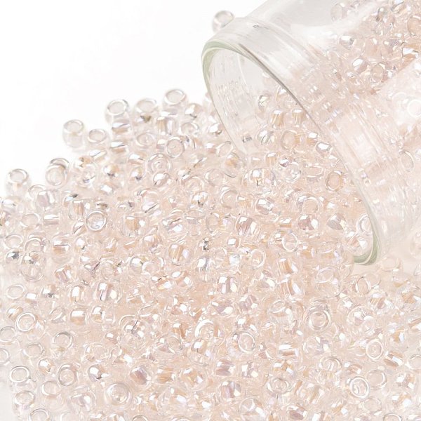 PandaHall TOHO Round Seed Beads, Japanese Seed Beads, (1844) Transparent Rainbow Pink, 8/0, 3mm, Hole: 1mm, about 1110pcs/50g Glass Pink
PandaHall TOHO Round Seed Beads, Japanese Seed Beads, (1844) Transparent Rainbow Pink, 8/0, 3mm, Hole: 1mm, about 1110pcs/50g Glass Pink