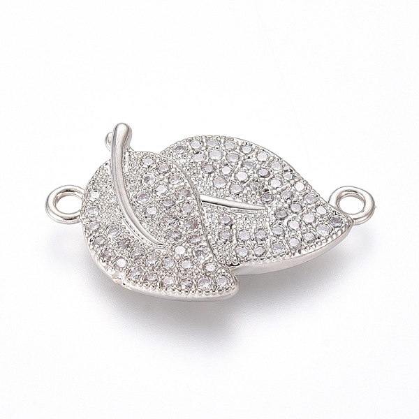 PandaHall Brass Micro Pave Cubic Zirconia Links connectors, Leaf, Clear, Platinum, 13.5x23.5x3.5mm, Hole: 1.5mm Brass+Cubic Zirconia Leaf...
PandaHall Brass Micro Pave Cubic Zirconia Links connectors, Leaf, Clear, Platinum, 13.5x23.5x3.5mm, Hole: 1.5mm Brass+Cubic Zirconia Leaf...