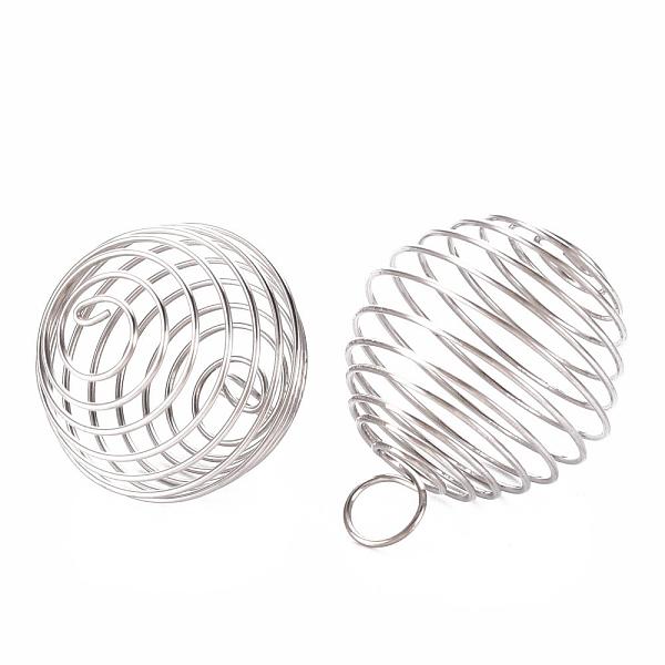 PandaHall 304 Stainless Steel Wire Pendants, Spiral Bead Cage Pendants, Round, Stainless Steel Color, 28~30x24~25mm, Hole: 6mm 304 Stainless...
PandaHall 304 Stainless Steel Wire Pendants, Spiral Bead Cage Pendants, Round, Stainless Steel Color, 28~30x24~25mm, Hole: 6mm 304 Stainless...