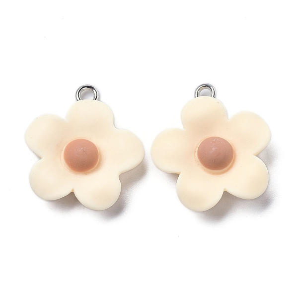 PandaHall Resin Pendants, with Iron Loop, Flower, PapayaWhip, 23x21x7mm, Hole: 2mm Resin Flower Orange
PandaHall Resin Pendants, with Iron Loop, Flower, PapayaWhip, 23x21x7mm, Hole: 2mm Resin Flower Orange