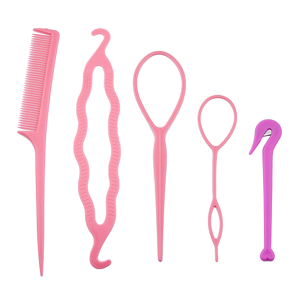 PandaHall SUPERFINDINGS 5Pcs Pink Tail Hair Tools with Hair Band Remover Cutter French Hair Loop DIY Styling Tool Kit with Comb Hair..., Multicolor
PandaHall SUPERFINDINGS 5Pcs Pink Tail Hair Tools with Hair Band Remover Cutter French Hair Loop DIY Styling Tool Kit with Comb Hair..., Multicolor