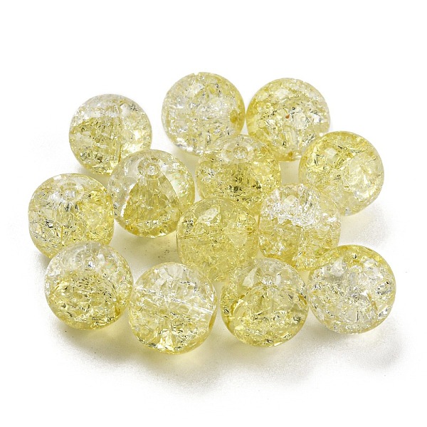 PandaHall Transparent Spray Painting Crackle Glass Beads, Round, Yellow, 10mm, Hole: 1.6mm, 200pcs/bag Glass Round Yellow
PandaHall Transparent Spray Painting Crackle Glass Beads, Round, Yellow, 10mm, Hole: 1.6mm, 200pcs/bag Glass Round Yellow