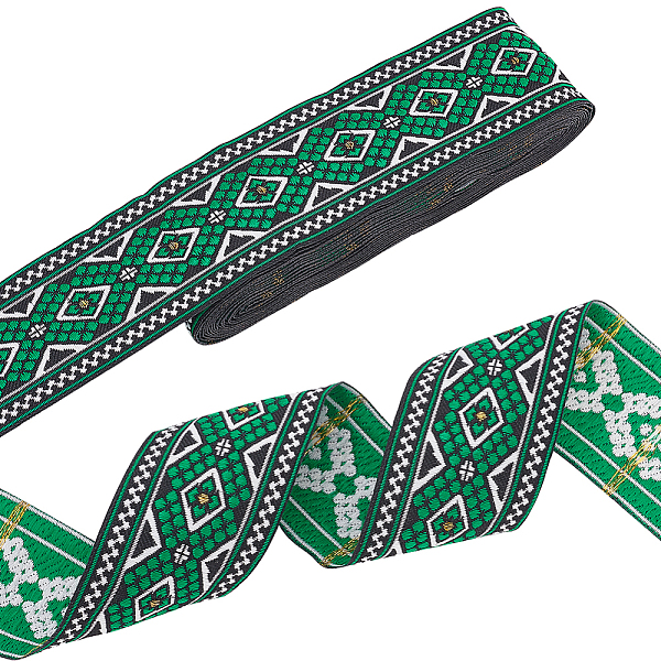 PandaHall PH 7.66 Yards Jacquard Ribbon Trim, 1.9inch Geometric Woven Trim Emobridered Woven Ribbon Boho Fabric Sewing Jacquard Trim for..., Green
PandaHall PH 7.66 Yards Jacquard Ribbon Trim, 1.9inch Geometric Woven Trim Emobridered Woven Ribbon Boho Fabric Sewing Jacquard Trim for..., Green