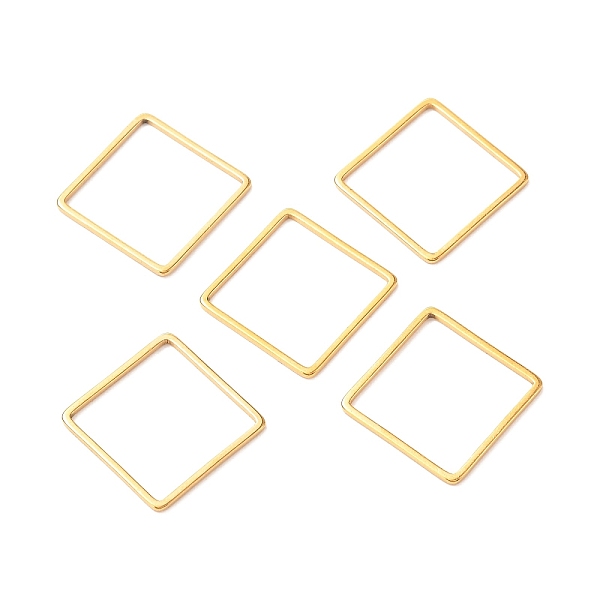 PandaHall 201 Stainless Steel Linking Rings, Square, Golden, 15.5x15.5x1mm 201 Stainless Steel Square
PandaHall 201 Stainless Steel Linking Rings, Square, Golden, 15.5x15.5x1mm 201 Stainless Steel Square