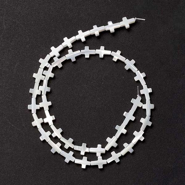 PandaHall Natural Trochid Shell/Trochus Shell Beads, Cross, Seashell Color, 9.5x7x2.5~3mm, Hole: 0.8mm, about 41pcs/strand, 15.33 inch...
PandaHall Natural Trochid Shell/Trochus Shell Beads, Cross, Seashell Color, 9.5x7x2.5~3mm, Hole: 0.8mm, about 41pcs/strand, 15.33 inch...