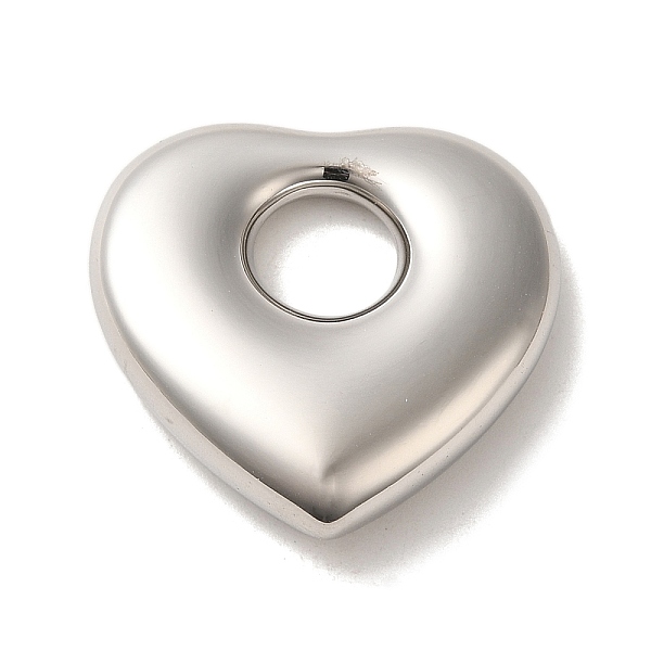 PandaHall 304 Stainless Steel Pendants, Heart Charm, Stainless Steel Color, 27x28x7.5mm, Hole: 8.5mm 304 Stainless Steel Heart
PandaHall 304 Stainless Steel Pendants, Heart Charm, Stainless Steel Color, 27x28x7.5mm, Hole: 8.5mm 304 Stainless Steel Heart