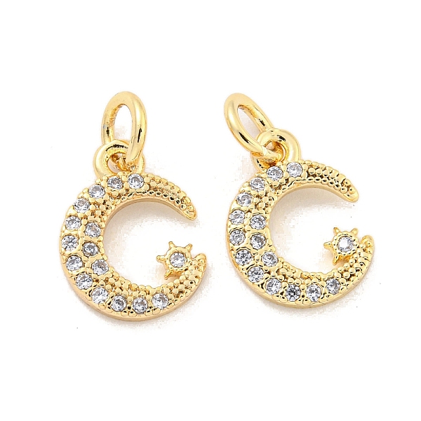 PandaHall Brass Micro Pave Clear Cubic Zirconia Charms, Moon, Sun, 12x9x2mm, Hole: 2.5mm Brass+Cubic Zirconia Sun Clear
PandaHall Brass Micro Pave Clear Cubic Zirconia Charms, Moon, Sun, 12x9x2mm, Hole: 2.5mm Brass+Cubic Zirconia Sun Clear