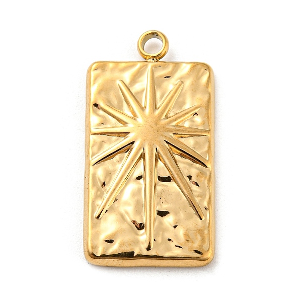 PandaHall 304 Stainless Steel Pendants, Rectangle with Star Charm, Golden, 26x13.5x2.5mm, Hole: 2mm 304 Stainless Steel Rectangle
PandaHall 304 Stainless Steel Pendants, Rectangle with Star Charm, Golden, 26x13.5x2.5mm, Hole: 2mm 304 Stainless Steel Rectangle