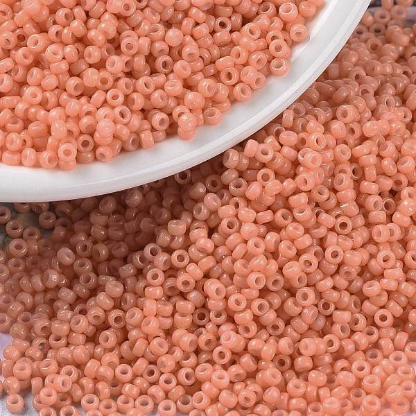 PandaHall MIYUKI Round Rocailles Beads, Japanese Seed Beads, (RR4462) Duracoat Dyed Opaque Dark Salmon, 15/0, 1.5mm, Hole: 0.7mm, about..., Pink
PandaHall MIYUKI Round Rocailles Beads, Japanese Seed Beads, (RR4462) Duracoat Dyed Opaque Dark Salmon, 15/0, 1.5mm, Hole: 0.7mm, about..., Pink
