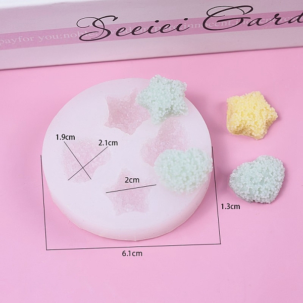 PandaHall Biscuits DIY Food Grade Silicone Fondant Molds, for Chocolate Candy Making, Mixed Shapes, 61x13mm, Inner Diameter: 19~21mm..., White
PandaHall Biscuits DIY Food Grade Silicone Fondant Molds, for Chocolate Candy Making, Mixed Shapes, 61x13mm, Inner Diameter: 19~21mm..., White