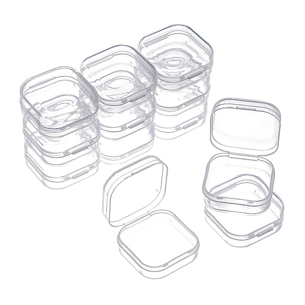 PandaHall Square Plastic Bead Storage Containers, with Hinged Lid, Clear, 3.5x3.5x1.8cm Plastic Square Clear
PandaHall Square Plastic Bead Storage Containers, with Hinged Lid, Clear, 3.5x3.5x1.8cm Plastic Square Clear